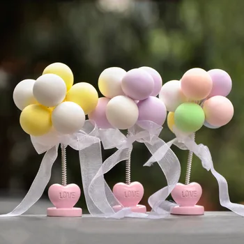 LJUBAV balon proljeće minijaturne figure Lutka Torta Topper Protuklizna Traka Luk Dekor Voljeni Cupcake Zanat Nevjerojatan Vrtni Pribor