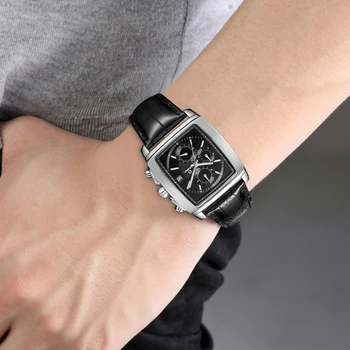 Luksuzne marke satova muške modne poslovne klasični muški ručni kvarcni sat Kožni remen vodootporan 100 m CASIMA #5115