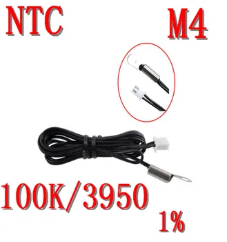 M4 vijak za uho senzor temperature NTC 100 K/3950 NTC termistor 100 K Vrijednost B 3950 1% mjerenje temperature sonde NTC100K /3950