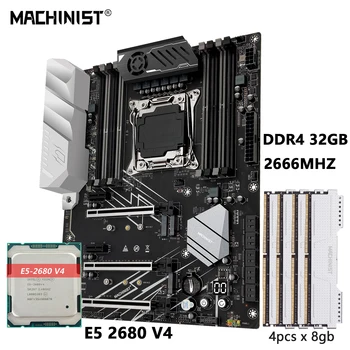 MACHINIST X99 MR9D PLUS Matična ploča u kombinaciji komplet sa procesorom Xeon E5 2680 V4 LGA 2011-3 i ram memorijom od 32 GB DDR4 USB3.0 ATX