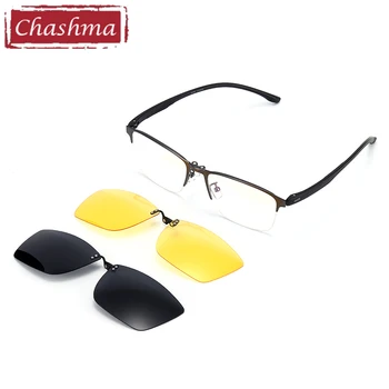 Magnetni Spona Magnetska Naočale Polarizirane Leće sa Sunčanim Naočalama za Muškarce Naočale Sportski Stil