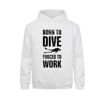Majica S Kapuljačom Scuba Diver Sealife Muška Moda Produljio Džemper Оверсайз Svakodnevne Veste Premium Pamuk Camisas Hombre