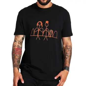 Majica s Uzorkom Max i Lucasa, t-Shirt ST4 Za Fanove Max Mayfield Slatka Movie Night, Vintage Majica, Pamučna Vrhovima Europske Veličine, t-Shirt