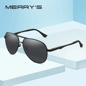 MERRYS DESIGN Muške Klasične Sunčane Naočale Pilota HD Polarizirane Sunčane naočale Za Muškarce Vožnje Aluminijski Noge UV400 Zaštita S8290