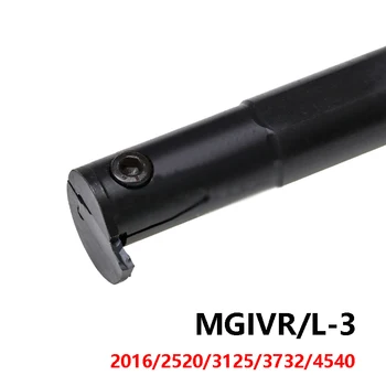 MGIVR2016-3 MGIVR2520-3 MGIVR3125-3 MGIVR3732-3 MGIVR MGIVL Držač токарного Okretanje alata za sječenje papira 16 20 25 mm Твердосплавные ploče