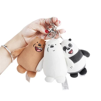 Mi Обнажаем Medvjeda Anime Pliš Igračke Privjesak Panda Grizli Ledeni Medvjed Privezak Za Ključeve, Plišane Lutke Pliš Figurice Pokloni Privezak