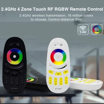 Milight FUT096 2,4 G RF 4-Nepakirani grupa RGB + CCT Touch daljinski upravljač za 5050 2835 RGB RGBW lampe ili led trake serije