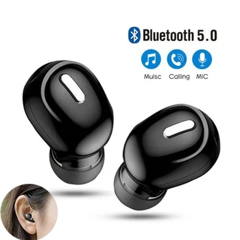 Mini Bežične Bluetooth 5,0 Slušalice Slušalice Sportski sa Mikrofonom, Slušalice, Handsfree Slušalice Za Samsung, Huawei Sve Telefonske Slušalice