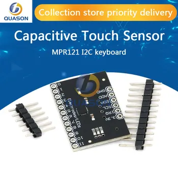 MPR121 Bijeg V12 Kapacitivni multi-zaslon Osjetljiv Senzor Modul Kontrolera I2C naknada za Razvoj Tipkovnice
