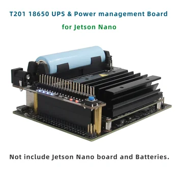 Naknada za proširenje UPS i upravljanje energijom 18650, ekran T201 za NVIDIA Jetson Nano (podržava samo одноэлементную baterije 18650)