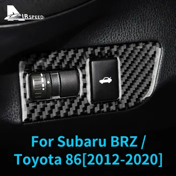 Naljepnica za Subaru BRZ i Toyota 86 2012-2020 LHD RHD Gumb Prtljažnika Automobila Poklopac Pribor Nakit od Karbonskih Vlakana, Unutarnje Uređenje