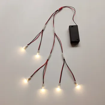 Nova Led Svjetiljka Perle Mali Nightlight Broj 5 Baterija Mala Lampica DIY Creative Model Svijeta