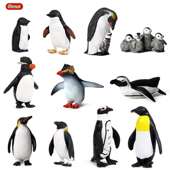 Oenux Južni Pol Životinja Pingvini Simulacija Životinje Mladunče Pingvina Mala Veličina Figurice Model Figurica PVC Odlična Igračka za Dječji Dar