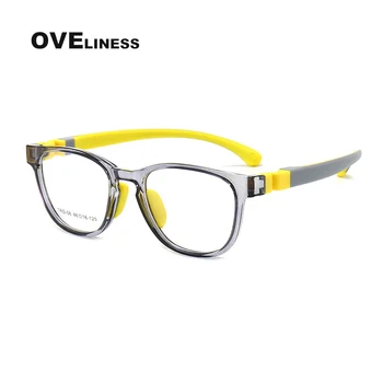 Optički Dječje Naočale Za Oči Okvira za dječake i djevojčice TR90 Naočale Za Kratkovidnost Na Recept Zaštitne Dječje Naočale Rimless za Naočale