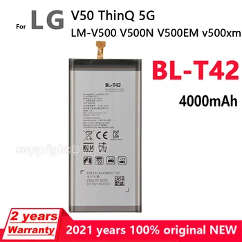 Original bateriju BL-T42 Za mobilni telefon LG V50 ThinQ 5G V50ThinQ BL T42 LM-V500 V500N V500EM v500xm Bateria + Broj za praćenje