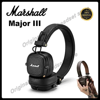 Originalne slušalice Marshall MAJOR III Bluetooth slušalice su Bežične Slušalice S Dubokim Bas Sklopivi Sportska Igra Rock-Glazba Slušalice
