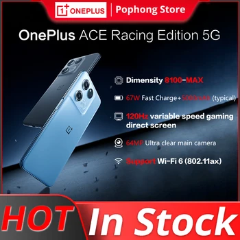 Originalni OnePlus Ace Racing Edition 256 GB 5G Mobilni telefon 6,59 