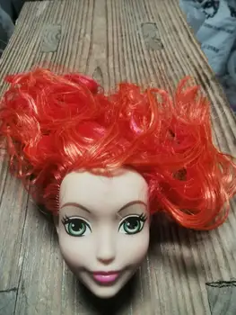originalni visoke качество1/6 27 cm lutka glava poklon za djevojke zbirka igračaka duge lijepe kose sirena dijete samo glava šminka dongcheng