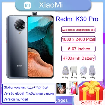 Originalni Xiaomi smartphone Redmi K30 Pro 5G / poco F2 pro Восьмиядерный procesor Snapdragon 865 6,67 s punim zakrivljene ekrana 64 milijuna piksela