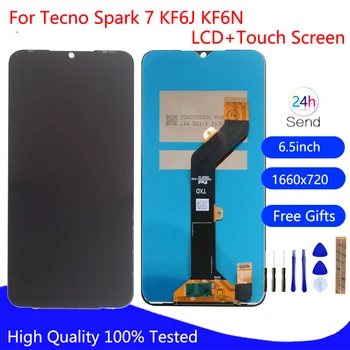 Originalni Za Tecno Spark 7 Zaslon KF6J KF6N LCD zaslon osjetljiv na Dodir Digitalizator Za Tecno Spark 7 KF6M LCD zaslon u Sklop