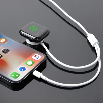 Pametna Magnetska Bežični Punjač QI 2 u 1 za Apple Watch Series SE/6/5/4/3/2/1 & Kabel za brzo punjenje za sve iPhone i iPad