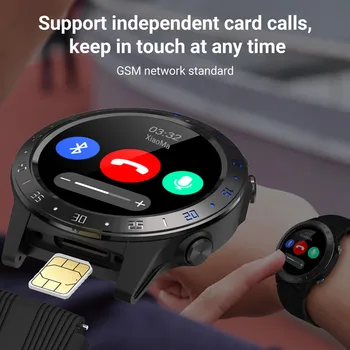 Pametni Satovi Muški GPS SIM Kartica Poziv Monitor Srčane Vodootporan IP67 Kompas Barometar Vrijeme M5S Smartwatch za Android i IOS