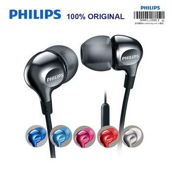 Philips SHE3705 Žični Kontroler Slušalice s Mikrofonom 3,5 mm Utikač u Uho Stereo Woofera Slušalice za LG Support Službeni Pravi