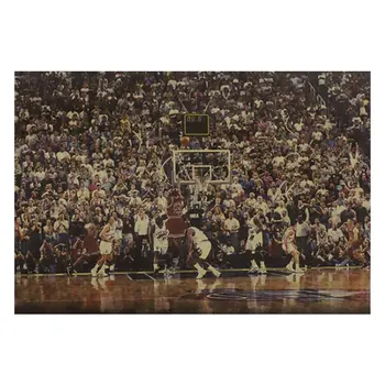 poznati košarkaški superstar Jordan sportski plakat znanje loptu klasicni kraft-papir serija sportska tema bar home dekor naljepnice za zid