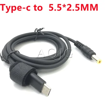 Priključni krunica Type-C DC 5,5 * 2,5 mm kabel za brzo punjenje laptopa PD, USB kabel-C do 5525 65 W 20 3,25 A 65 W 1,5 m