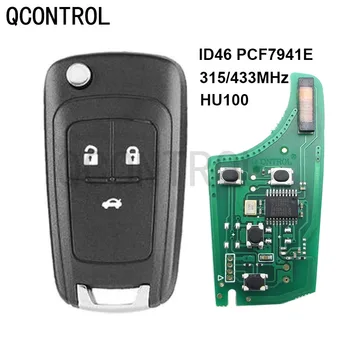 QCONTROL 3 Tipke Daljinskog Ključa Pametni Auto Ključ Komplet Privjesak ID46 Čip 315 Mhz 433 Mhz za Chevrolet Cruze, Aveo, Orlando