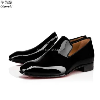 Qianruiti/modni muške crne kave ravnici лоферы Bez spajala na ravne cipele, udobne cipele za pušače, muške casual cipele