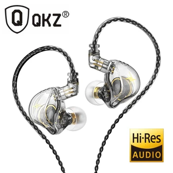 QKZ ZXT HiFi Slušalice Bakar Vozač Udaljiti putem ožičenih Slušalica s Mikrofonom Шумоподавляющая Slušalice Woofera Slušalice Glazbenik Monitor