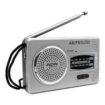 R2033 Džep Veličine Niska Potrošnja energije Ugrađeni Zvučnik Полнодиапазонный Mini-AM Radio FM Snimač za Kućne Pull-Antene