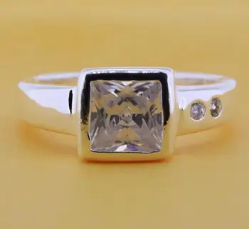 R213 Veličina: 7.5 # Посеребренное prsten, srebro modni nakit, prsten, moderan prsten / bimajztasr