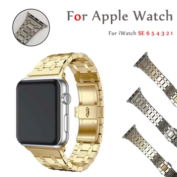 Remen za Apple Watch 6 5 4 3 2 1 42 mm Remen za Apple watch series 6 38 mm Narukvica od nehrđajućeg čelika za iwatch se 6 Pribor
