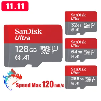 SanDisk Originalni Micro SD OD 16 GB, 32 GB SDHC memorijske kartice OD 64 GB, 128 GB i 256 GB SDXC TF Flash memorijska Kartica C10 Microsd Kartice Za Neradnik Kamere Telefona
