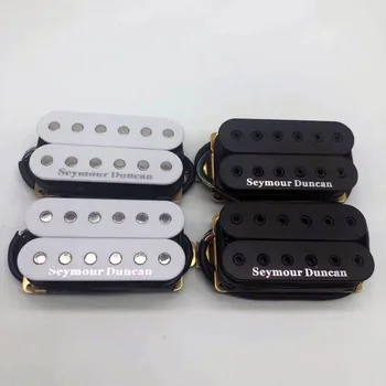 SH-1 Pasivni Dvostruki Vrat/Most Звукосниматели električna gitara Alnico 4 žice žice zavojnice split Bijela/Crna