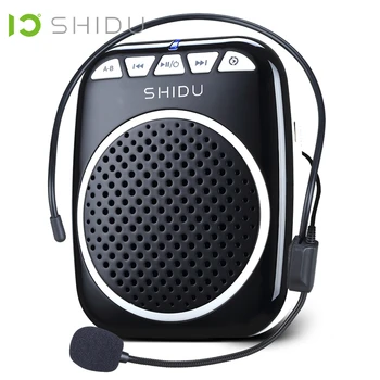 SHIDU Prijenosno Pojačalo Glasa Megafon Mini Audio Zvučnik S Mikrofonom Punjiva Ultralight Zvučnik Za Nastavnike 308