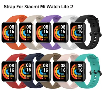 Silikon Remen Za Xiaomi Mi Watch 2 Lite Globalna Verzija SmartWatch Uložak Sportski narukvica Narukvica za Redmi Watch 2 Remen