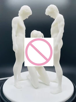 SISANJE NSFW 1/16 Skala Smole Slika Model Set za Muškarce i Žene U nesastavljeni Pločom Diorama Minijaturne Figurice Diy Igračka