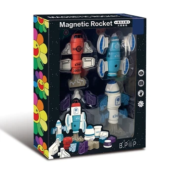 Skup Magnetskih Blokova od 35 predmeta, Magnetska Roboti, Trening Igre Skup, Plišani Štap za dječake i Djevojčice u dobi od 3, 4, 5, 6, 7, 8, 9