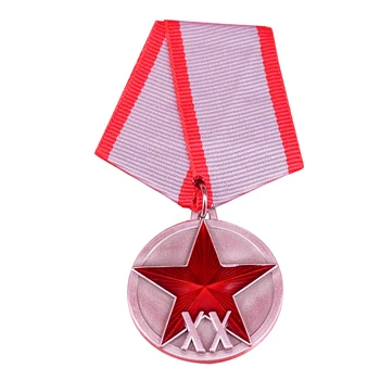 Sovjetski Рабоче-seljak Crvena Armija 20-godišnja Medalju Crvena Zvezda Junak Lenjin Poklon Ikonu