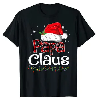 Tata, Djed Mraz Zabavna Božićna Пижама Iste Obiteljske Majice Darove Djed Božićni Gala Odijelo Za Zurke Grafički Majice Majice
