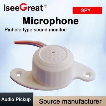 Tip Pinhole Audio Monitor Soundbox Mikrofon Za video Nadzor SPY ESPIA video Nadzor, IP Kamera Skrivena Instalacija