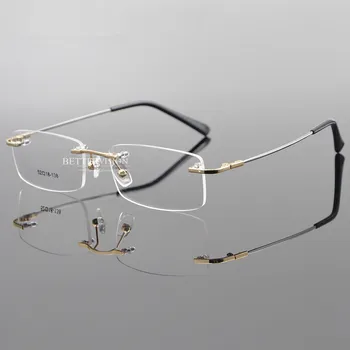 Titan Fleksibilne Rimless Za Naočale Rimless S učinkom memorije, Pluća, sposoban kratkovidost, Muške I Ženske Naočale