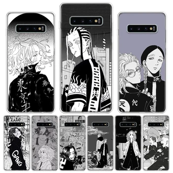 Tokio Osvetnici Anime Stripu Torbica Za Telefon Samsung Galaxy S20 S21 FE S22 Ultra S10 Plus S9 S8 S7 Rub J4 + S10E Lite Mekana Torbica