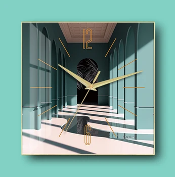 Trg sat osobnost kreativni skandinavski svjetlo luksuzne moderne zidne satove dnevni boravak osnovna moda glupi zidni sat 30X30 CM