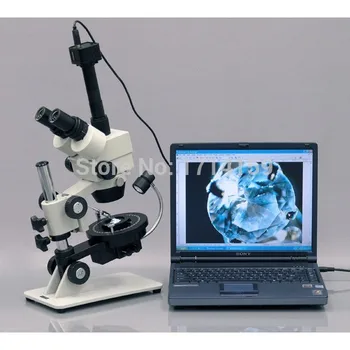 trgovci nakit -AmScope Isporučuje Bežični led 3,5 X 67,5 X Stereoskopski mikroskop GM300T s dragim kamenom