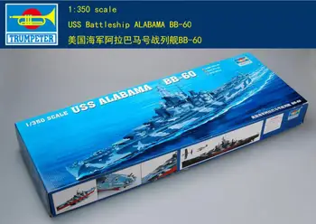 Trubač 05307 1/350 USS Alabama BB-60 Model kit