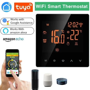 Tuya Pametna Kuća LCD Zaslonu Wi-Fi Termostat Električno podno grijanje Vode/Plinski Kotao Temperatura Daljinski Upravljač Za Alexa Smart Life